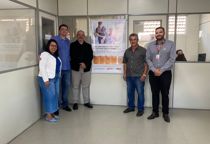 Foto Campanha incentiva doaes, via conta de luz da RGE, para hospital