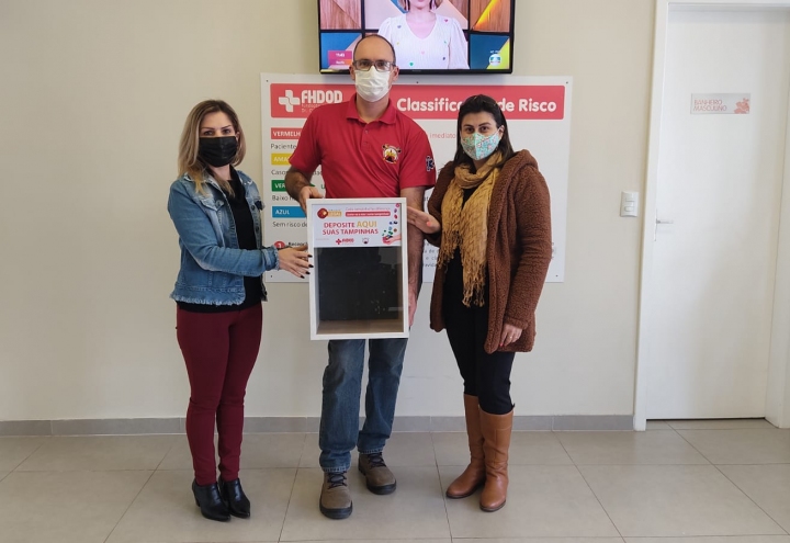 Foto Tem incio o programa Tampinha Legal em Trs Coroas
