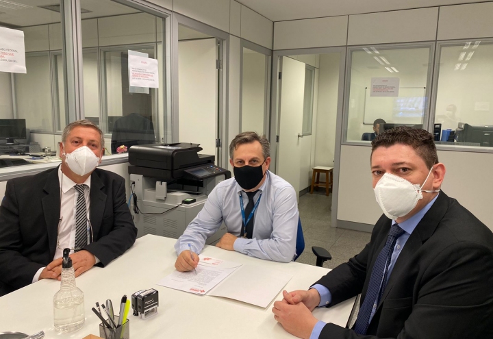 Foto Diretores cumprem agendas em Braslia