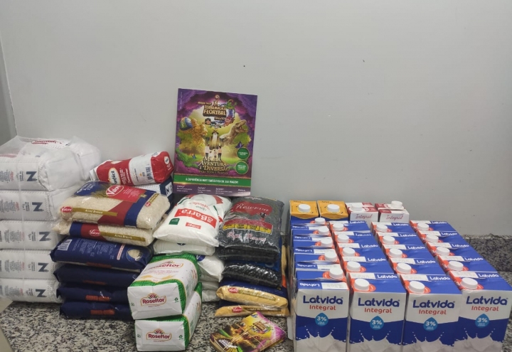 Foto Campanha Ingresso Solidrio arrecadou mais de 600 kg de alimentos