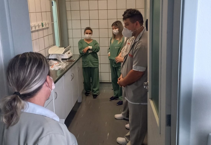 Foto Controle de Infeco realiza ao do Dia de Higienizao de Mos